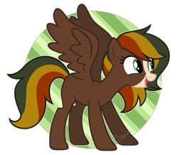 Size: 1564x1365 | Tagged: safe, artist:strawberry-spritz, imported from derpibooru, oc, oc only, pegasus, pony, female, mare, offspring, parent:rainbow dash, parent:trouble shoes, parents:troubledash, simple background, solo, transparent background