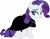 Size: 3847x3000 | Tagged: safe, artist:cloudy glow, artist:cloudyglow, imported from derpibooru, rarity, pony, unicorn, green isn't your color, .ai available, black cloak, cape, cloak, clothes, simple background, solo, transparent background, vector