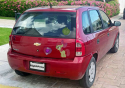 Size: 1200x847 | Tagged: safe, imported from derpibooru, apple bloom, car, chevrolet, cutie mark, mexico