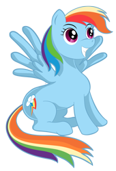 Size: 768x1129 | Tagged: safe, artist:wangkingfun, imported from derpibooru, rainbow dash, pegasus, pony, female, simple background, solo, transparent background