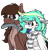 Size: 1764x1824 | Tagged: safe, artist:rokosmith26, imported from derpibooru, oc, oc only, oc:hell berry, oc:rokosmith, fish, pegasus, pony, blue eyes, blueberry, chest fluff, couple, duo, fangs, female, floppy ears, food, heterochromia, looking forward, male, mare, markings, married couple, mouth hold, open mouth, simple background, sitting, stallion, tongue out, tooth, transparent background, tribal marking, tribal markings, wings