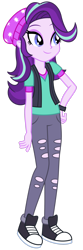 Size: 1024x3072 | Tagged: safe, artist:emeraldblast63, imported from derpibooru, starlight glimmer, equestria girls, beanie, converse, female, hat, redesign, shoes, simple background, solo, transparent background