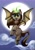 Size: 2000x2895 | Tagged: safe, artist:colorfulcolor233, artist:oofycolorful, imported from derpibooru, oc, oc only, oc:firepetal, alicorn, bat pony, bat pony alicorn, kirin, pony, winged kirin, bat wings, cute, cute little fangs, fangs, horn, moon, night, solo, wings