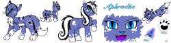 Size: 4276x1103 | Tagged: safe, artist:midnighttheumbreon, imported from derpibooru, oc, oc only, oc:aphrodite, pony, unicorn, coat markings, horn, paw prints, reference sheet, simple background, socks (coat marking), socks (coat markings), solo, transparent background, unicorn oc