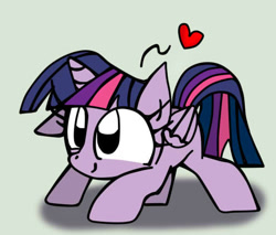 Size: 496x422 | Tagged: safe, artist:ameliayap, imported from derpibooru, twilight sparkle, alicorn, pony, female, floating heart, heart, simple background, solo, twilight sparkle (alicorn)