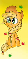 Size: 387x806 | Tagged: safe, artist:ameliayap, imported from derpibooru, applejack, earth pony, pony, female, solo