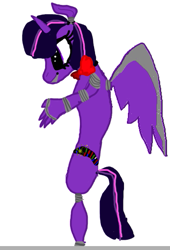 Size: 347x511 | Tagged: safe, artist:pawstheartest, imported from derpibooru, twilight sparkle, alicorn, pony, animatronic, female, five nights at freddy's, mare, simple background, solo, twilight sparkle (alicorn), white background