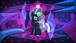 Size: 3840x2160 | Tagged: safe, artist:laszlvfx, artist:osipush, edit, imported from derpibooru, nightmare rarity, pony, female, glowing horn, horn, magic, solo, wallpaper, wallpaper edit