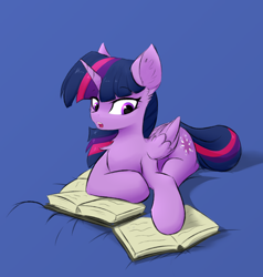Size: 1536x1616 | Tagged: safe, artist:d.w.h.cn, imported from derpibooru, twilight sparkle, alicorn, pony, book, female, mare, reading, solo, twilight sparkle (alicorn)