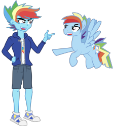 Size: 3861x4329 | Tagged: safe, artist:urhangrzerg, imported from derpibooru, rainbow dash, pegasus, pony, equestria girls, converse, equestria guys, male, rainbow blitz, rule 63, shoes, stallion