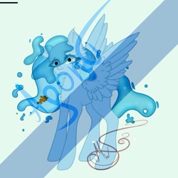 Size: 963x963 | Tagged: safe, artist:nel_liddell, imported from derpibooru, oc, oc only, pegasus, pony, eyelashes, pegasus oc, signature, solo, watermark, wide eyes, wings