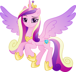 Size: 1280x1225 | Tagged: safe, artist:negatif22, imported from derpibooru, princess cadance, alicorn, pony, .svg available, female, looking at you, mare, movie accurate, simple background, solo, spread wings, transparent background, vector, wings