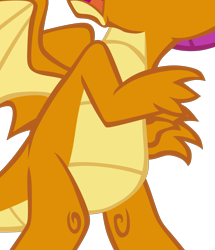 Size: 1668x1940 | Tagged: safe, artist:memnoch, edit, imported from derpibooru, vector edit, smolder, dragon, what lies beneath, belly, cropped, dragoness, female, pictures of bellies, simple background, solo, transparent background, vector