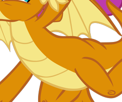 Size: 4157x3475 | Tagged: safe, artist:memnoch, edit, imported from derpibooru, vector edit, smolder, dragon, molt down, cropped, dragoness, female, high res, pictures of bellies, simple background, solo, transparent background, vector