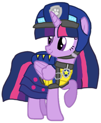 Size: 873x1062 | Tagged: safe, artist:徐詩珮, imported from derpibooru, twilight sparkle, alicorn, pony, series:sprglitemplight diary, series:sprglitemplight life jacket days, series:springshadowdrops diary, series:springshadowdrops life jacket days, alternate universe, base used, chase (paw patrol), clothes, cute, dino rescue, female, paw patrol, simple background, solo, transparent background, twilight sparkle (alicorn)