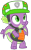 Size: 558x901 | Tagged: safe, artist:徐詩珮, edit, imported from derpibooru, vector edit, spike, dragon, series:sprglitemplight diary, series:sprglitemplight life jacket days, series:springshadowdrops diary, series:springshadowdrops life jacket days, the point of no return, alternate universe, dino rescue, male, paw patrol, rocky (paw patrol), simple background, solo, transparent background, vector, winged spike, wings