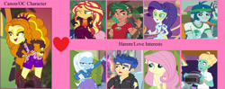 Size: 4300x1700 | Tagged: artist needed, safe, edit, edited screencap, imported from derpibooru, screencap, adagio dazzle, blueberry cake, captain planet, flash sentry, fluttershy, rainbow dash, rarity, sci-twi, sunset shimmer, timber spruce, trixie, twilight sparkle, zephyr breeze, human, equestria girls, adagity, bisexual, capdazzle, cropped, dazzlebreeze, female, flashagio, lesbian, male, meme, shipping, shyagio, straight, sunsagio, timberdazzle, triagio