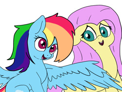 Size: 800x600 | Tagged: safe, artist:slamjam, imported from derpibooru, fluttershy, rainbow dash, female