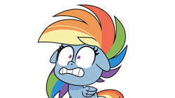 Size: 2560x1440 | Tagged: safe, artist:byteslice, imported from derpibooru, rainbow dash, pony, my little pony: pony life, .svg available, female, floppy ears, g4.5, mare, simple background, solo, svg, transparent background, vector