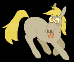 Size: 259x215 | Tagged: safe, artist:hardpee, imported from derpibooru, derpy hooves, pegasus, pony, blank flank, female, hoers, mare, missing cutie mark, solo, tongue out