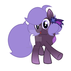 Size: 1024x1024 | Tagged: safe, artist:water-kirby, imported from derpibooru, oc, oc only, oc:callisto, earth pony, pony, deviantart watermark, female, mare, obtrusive watermark, simple background, solo, transparent background, watermark