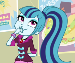 Size: 700x590 | Tagged: safe, imported from derpibooru, screencap, sonata dusk, equestria girls, rainbow rocks, cropped, female, snickering, solo