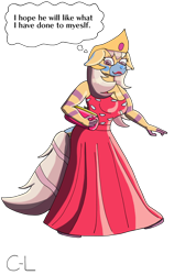 Size: 1988x2966 | Tagged: safe, artist:cyborglucario, imported from derpibooru, oc, oc only, oc:cygnus, anthro, zebra, breasts, cleavage, clothes, dress, female, lipstick, makeup, purse, simple background, solo, transparent background