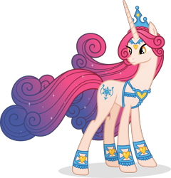 Size: 6708x7001 | Tagged: safe, artist:inaactive, artist:pumpkinpieforlife, imported from derpibooru, princess amore, pony, unicorn, absurd resolution, female, show accurate, simple background, solo, transparent background, vector