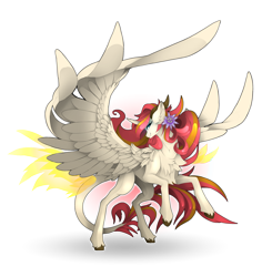 Size: 2879x2943 | Tagged: safe, artist:taiga-blackfield, imported from derpibooru, oc, oc only, alicorn, pony, alicorn oc, horn, simple background, solo, transparent background, wings