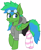 Size: 4139x5076 | Tagged: safe, alternate version, artist:skylarpalette, imported from derpibooru, oc, oc only, oc:shockie, pegasus, pony, blue eyes, cheek fluff, clothes, colored, crossdressing, cute, ear fluff, flat colors, fluffy, goggles, green fur, happy, hoodie, long tail, looking back, male, pegassus, pegasus oc, short shirt, simple background, skirt, smiling, socks, solo, stallion, transparent background, walking, wings
