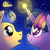 Size: 1024x1024 | Tagged: safe, artist:ch0c0butt, artist:northernlightsone, imported from derpibooru, flash sentry, twilight sparkle, alicorn, pegasus, pony, blushing, female, flashlight, glowing horn, horn, magic, male, mare, night, open mouth, shipping, sky, stallion, stars, straight, twilight sparkle (alicorn)