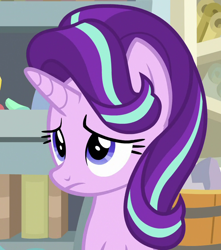 Size: 770x870 | Tagged: safe, imported from derpibooru, screencap, starlight glimmer, pony, unicorn, a horse shoe-in, cropped, female, mare, solo