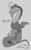 Size: 802x1280 | Tagged: safe, artist:zazush-una, imported from derpibooru, discord, draconequus, ..., cute, discute, eyebrows, gray background, grayscale, male, monochrome, relatable, sad, sadorable, simple background, sitting, solo