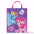 Size: 1500x1500 | Tagged: safe, imported from derpibooru, pinkie pie, rainbow dash, flying, gem, girly, heart, merchandise, my little pony logo, official, open mouth, raised hoof, smiling, stock vector, tote bag, unique