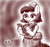 Size: 640x600 | Tagged: safe, artist:ficficponyfic, imported from derpibooru, part of a set, oc, oc only, oc:mulberry telltale, cyoa:madness in mournthread, bag, bipedal, cyoa, ears up, eyeshadow, flower, headband, makeup, monochrome, neckerchief, open book, reading, smiling, story included