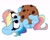Size: 2048x1638 | Tagged: safe, artist:kittyrosie, imported from derpibooru, rainbow dash, pegasus, pony, chocolate chip cookie, chocolate chip cookies, cookie, cute, dashabetes, female, food, nom, simple background, solo, thick eyelashes, weapons-grade cute, white background