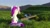 Size: 1920x1080 | Tagged: safe, artist:sgt.acey, imported from derpibooru, oc, oc only, oc:med, pony, unicorn, 3d, blender, blender cycles, clothes, hair, lake, nature, socks, solo, striped socks
