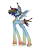 Size: 500x533 | Tagged: safe, artist:russianvore, imported from derpibooru, rainbow dash, bat pony, pony, g5, g5 concept leaks, long legs, race swap, rainbow dash (g5 concept leak), rainbow dash (g5), redesign, simple background, squint, transparent background