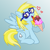 Size: 1755x1755 | Tagged: safe, artist:damagics, imported from derpibooru, oc, oc only, oc:cloud cuddler, pegasus, pony, accessories, accessory, cherry, cutie mark, eating, female, food, glasses, heart, ice cream, mouse cursor, solo