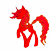 Size: 4000x4000 | Tagged: safe, artist:akscythe, imported from derpibooru, oc, oc only, oc:raging blaze, pony, unicorn, derpibooru community collaboration, 2021 community collab, eyes closed, fire, happy, no cutie marks because im lazy, raised hoof, simple background, solo, transparent background