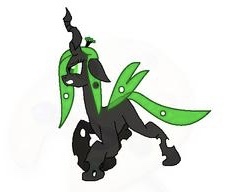 Size: 235x192 | Tagged: safe, artist:whistle blossom, imported from derpibooru, oc, oc only, oc:queen milkweed, changeling, changeling queen, angry, base used, changeling oc, changeling queen oc, crown, female, green changeling, jewelry, mare, regalia, simple background, solo, white background