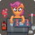 Size: 384x384 | Tagged: safe, artist:nitobit, artist:silent pone, derpibooru exclusive, imported from derpibooru, scootaloo, pegasus, pony, animated, cute, cutealoo, desk, female, filly, fixing, gif, pixel art, scooter, solo, sparks, switch, toolbox, tools, upgrade, wheel, wires