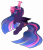 Size: 3854x4465 | Tagged: safe, artist:inspiredpixels, imported from derpibooru, twilight sparkle, oc, oc only, oc:everlight everlasting, alicorn, pony, element of magic, magic, simple background, solo, transparent background, twilight sparkle (alicorn)