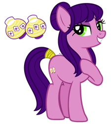 Size: 1280x1423 | Tagged: safe, artist:cherrycandi, imported from derpibooru, kimono, earth pony, pony, base used, cutie mark, eyeshadow, female, g3, g3 to g4, g4, generation leap, hoof on chest, makeup, raised hoof, simple background, solo, tail wrap, transparent background
