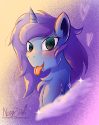 Size: 1366x1714 | Tagged: safe, artist:nanazdina, imported from derpibooru, princess celestia, princess luna, alicorn, pony, lunadoodle, cloud, cute, doodle, female, filly, love, lunabetes, royal sisters, simple background, solo, woona, younger