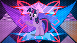 Size: 5120x2880 | Tagged: safe, artist:anime-equestria, artist:laszlvfx, edit, imported from derpibooru, twilight sparkle, alicorn, pony, donut, food, mouth hold, solo, twilight sparkle (alicorn), wallpaper, wallpaper edit