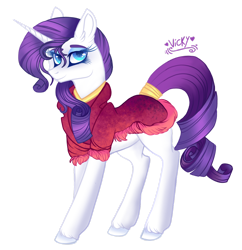 Size: 1920x1983 | Tagged: safe, artist:nightingalewolfie, imported from derpibooru, rarity, pony, unicorn, clothes, eyeshadow, female, lidded eyes, looking at you, makeup, mare, simple background, smiling, solo, transparent background