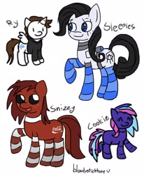 Size: 2000x2431 | Tagged: safe, artist:bloodysticktape, imported from derpibooru, oc, oc:achromia, alicorn, earth pony, pony, robot, robot pony, alicorn oc, clothes, horn, simple background, socks, striped socks, white background, wings