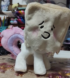 Size: 1833x2048 | Tagged: safe, artist:nerofledermaus, imported from derpibooru, oc, oc:paper bag, irl, photo, plushie