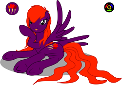 Size: 3582x2510 | Tagged: safe, artist:kyoshyu, imported from derpibooru, oc, oc only, oc:thunder grace, pegasus, pony, butt, female, high res, mare, plot, simple background, solo, transparent background